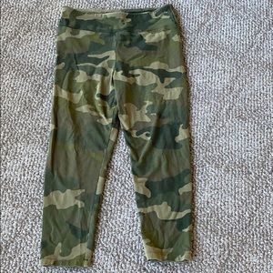 J. crew camouflage leggings